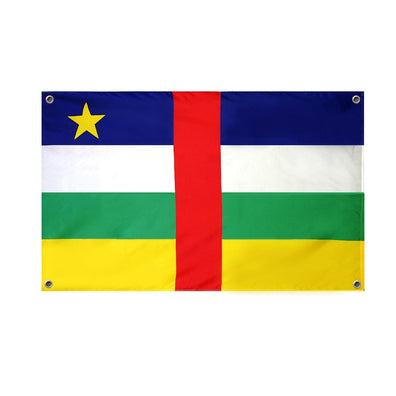 Bandiera Repubblica Centrafricana 4 occhielli